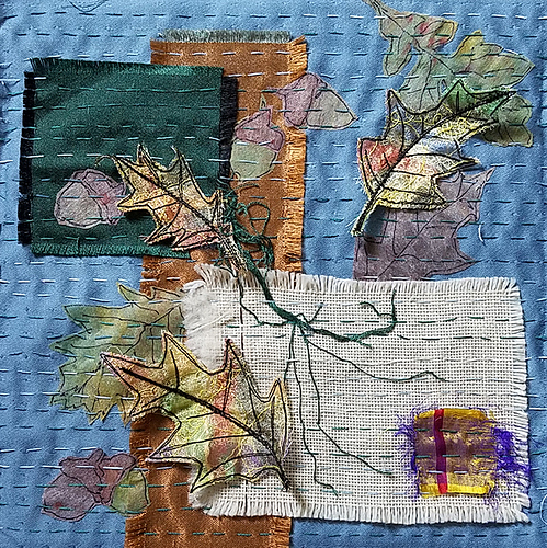 Quilt Leaf square