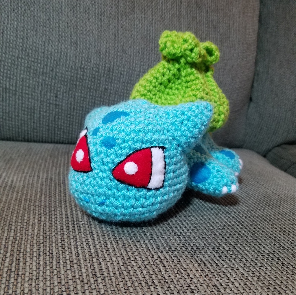 Bulbasaur Dice bag Completed Projects the Lettuce Craft Forums