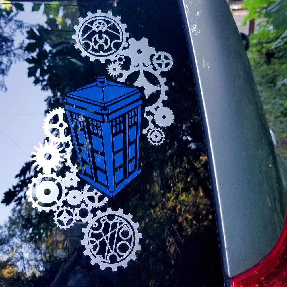 New vinyl sticker for my car to show my nerd side Completed Projects