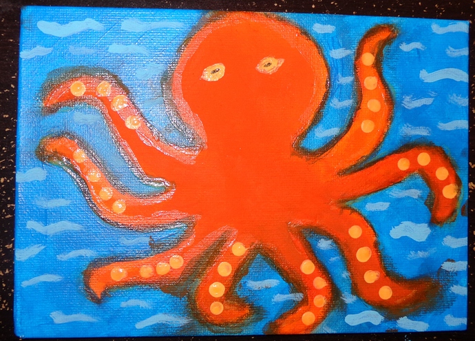 Octopus Painting