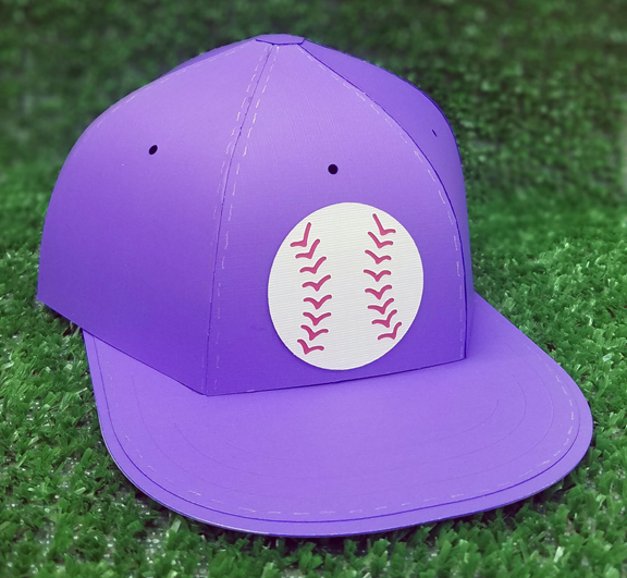 Make a baseball cap gift box for Father's Day with Cricut #cricut #diy  #diycrafts #diycraft 